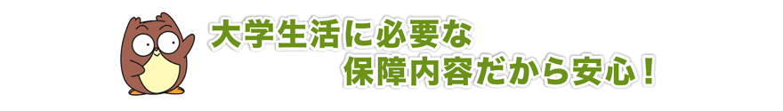 （画像）大学生活に必要な保障内容